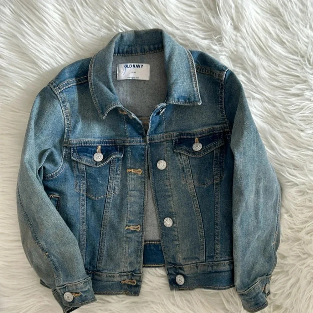 Old Navy Jean jacket size XS size 5 denim blue jean jacket